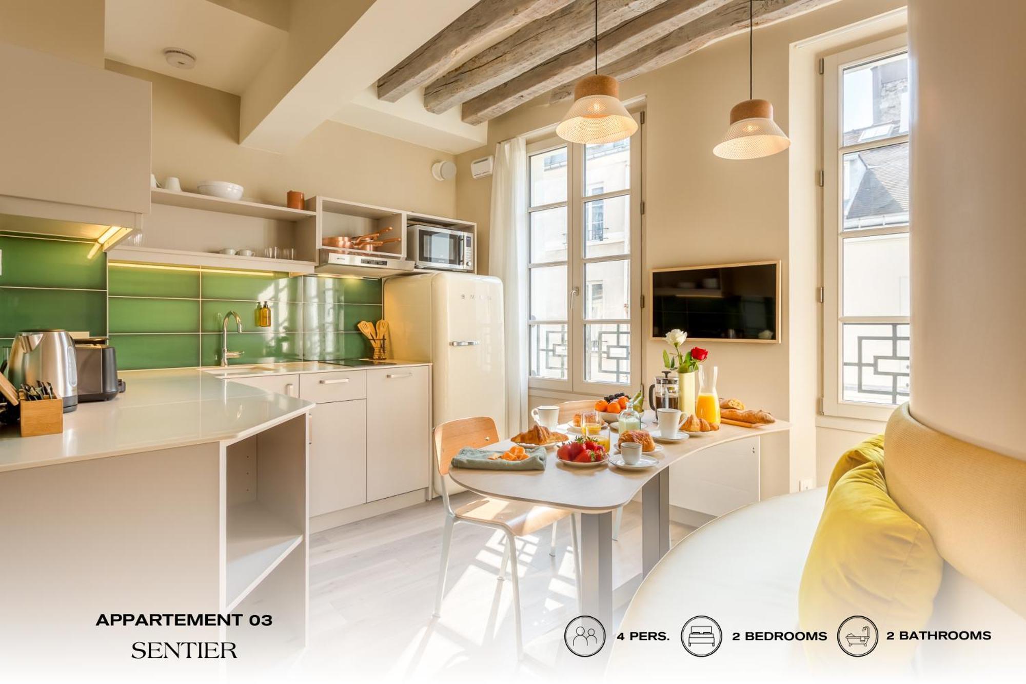 Beauquartier - Sentier Apartment ปารีส ภายนอก รูปภาพ