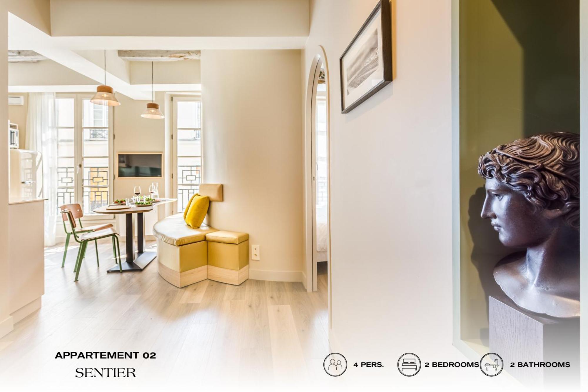 Beauquartier - Sentier Apartment ปารีส ภายนอก รูปภาพ